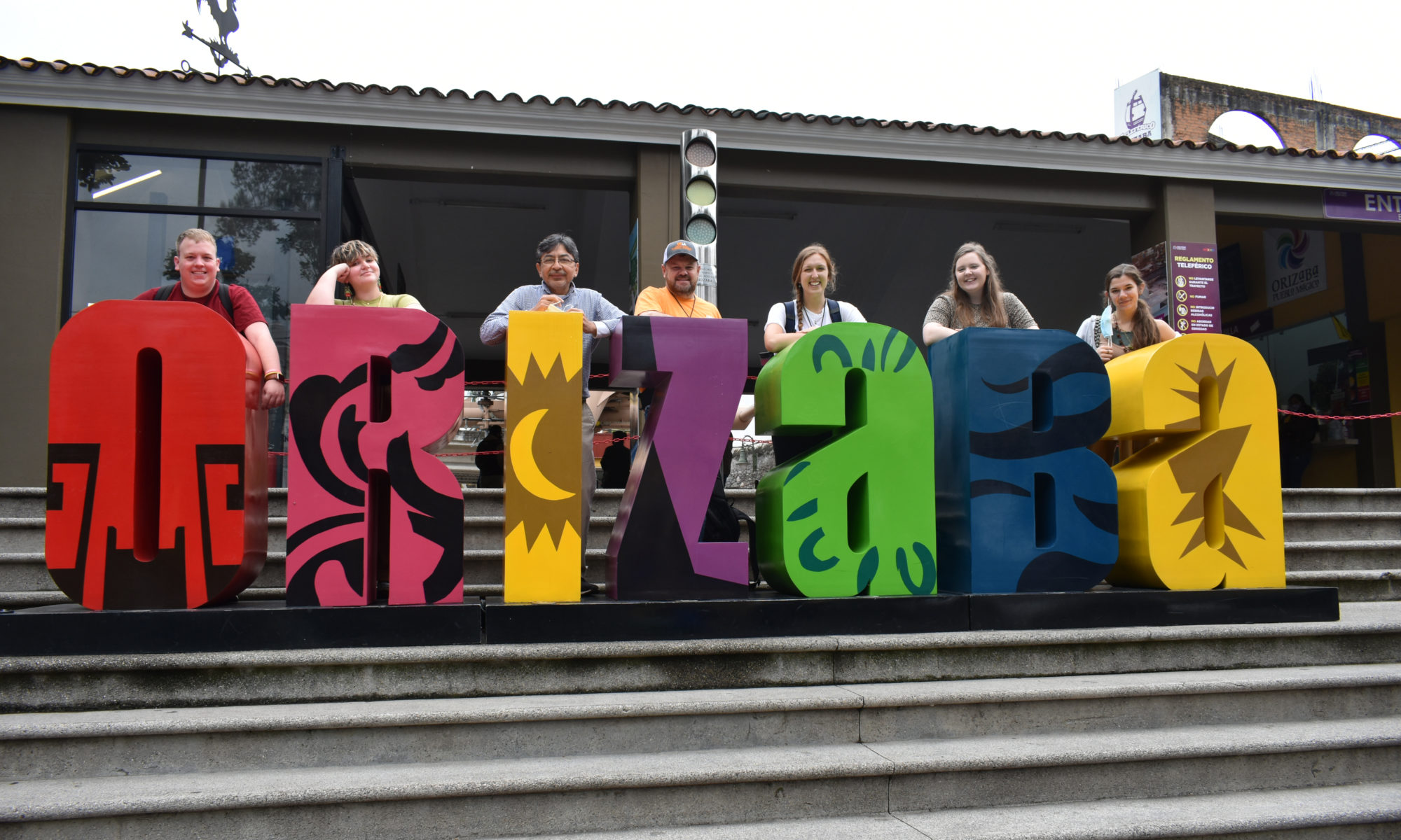 Undergraduate Students and Assistant Professor Carlos Trejo-Pech on study abroad course in State of Veracruz, Mexico