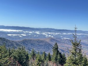 Scenic view of the mountains