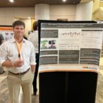 Cameron Jeske with his poster at UT Knoxville's Undergraduate Summer Research Scholars Symposium
