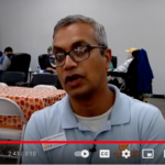 Screenshot of Sreedhar Upendram speaking about UT Extension's efforts to improve digital literacy skills in Tennessee.