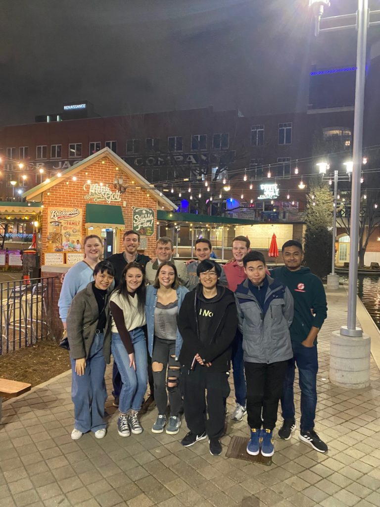 Students having some fun while at the 2023 Southern Agricultural Economics Association annual meeting