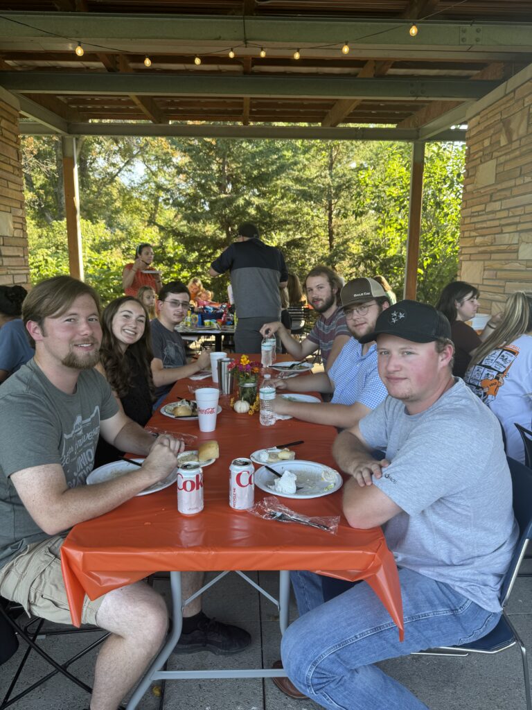 Students enjoying the Fall 2024 picnic