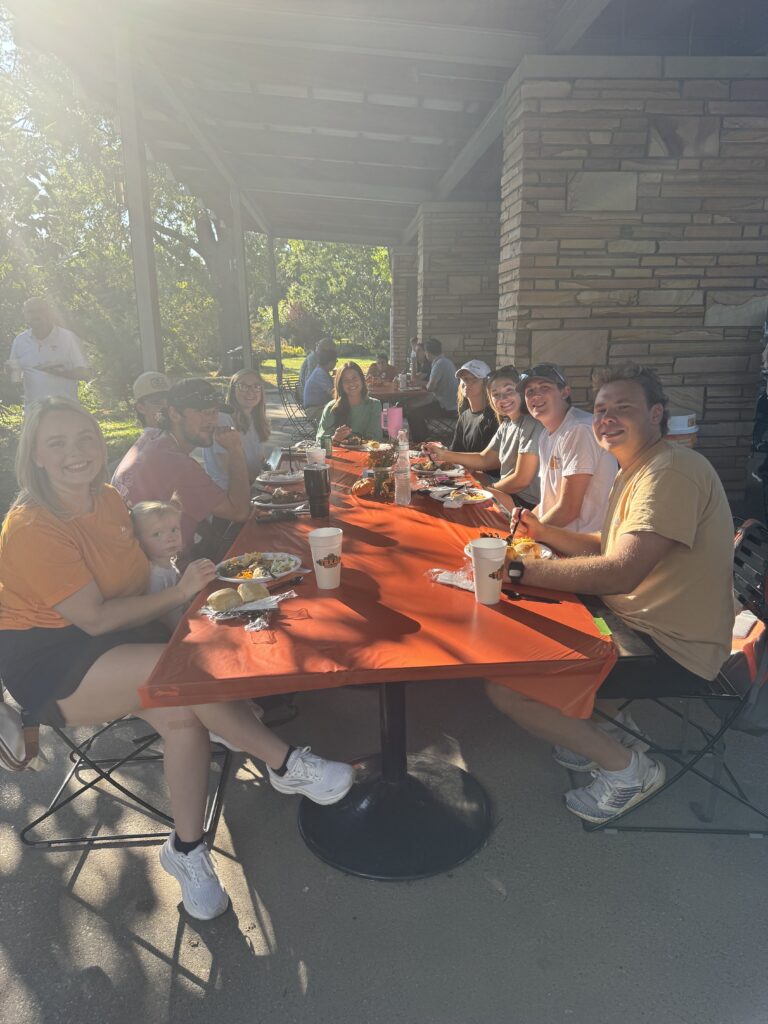 Students enjoying the Fall 2024 picnic